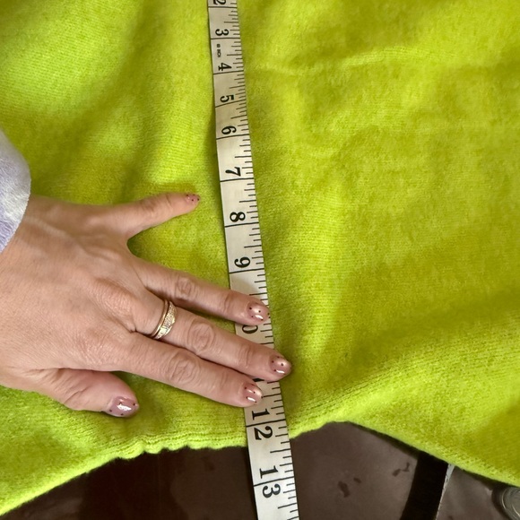 Zara Women’s Lime Green Knit Midi Dress Size M - Picture 7 of 9